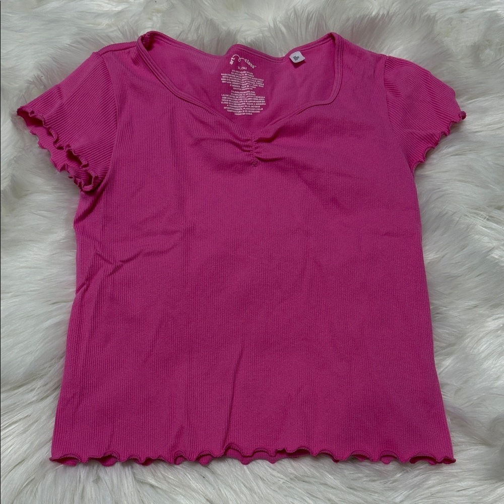 Art Class Vibrant Pink Top B5